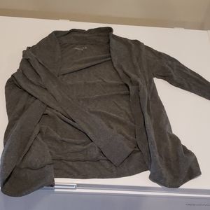 Grey long-sleeved top